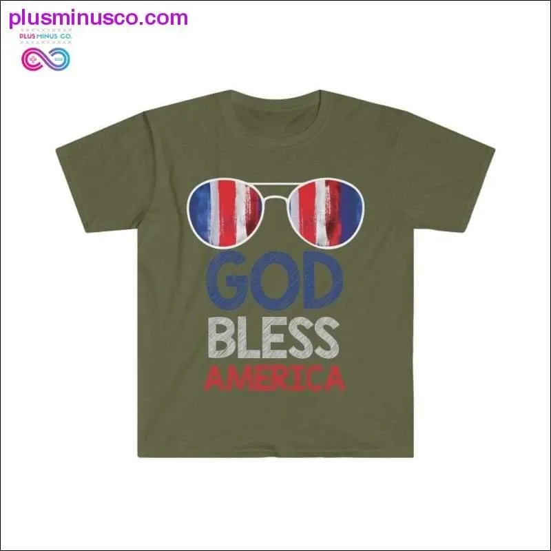 God Bless America Sunglasses Designed T-shirt