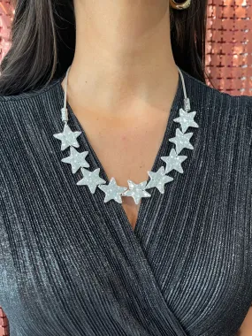 Hammered Star Necklace