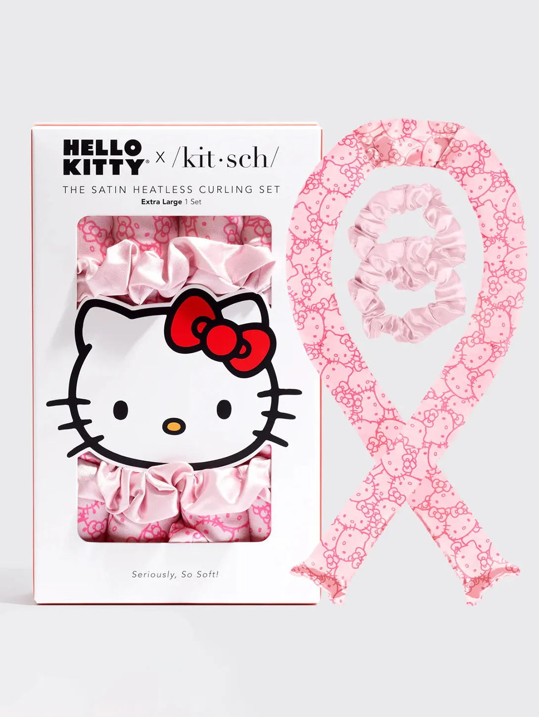 Hello Kitty XL Heatless Curling Set