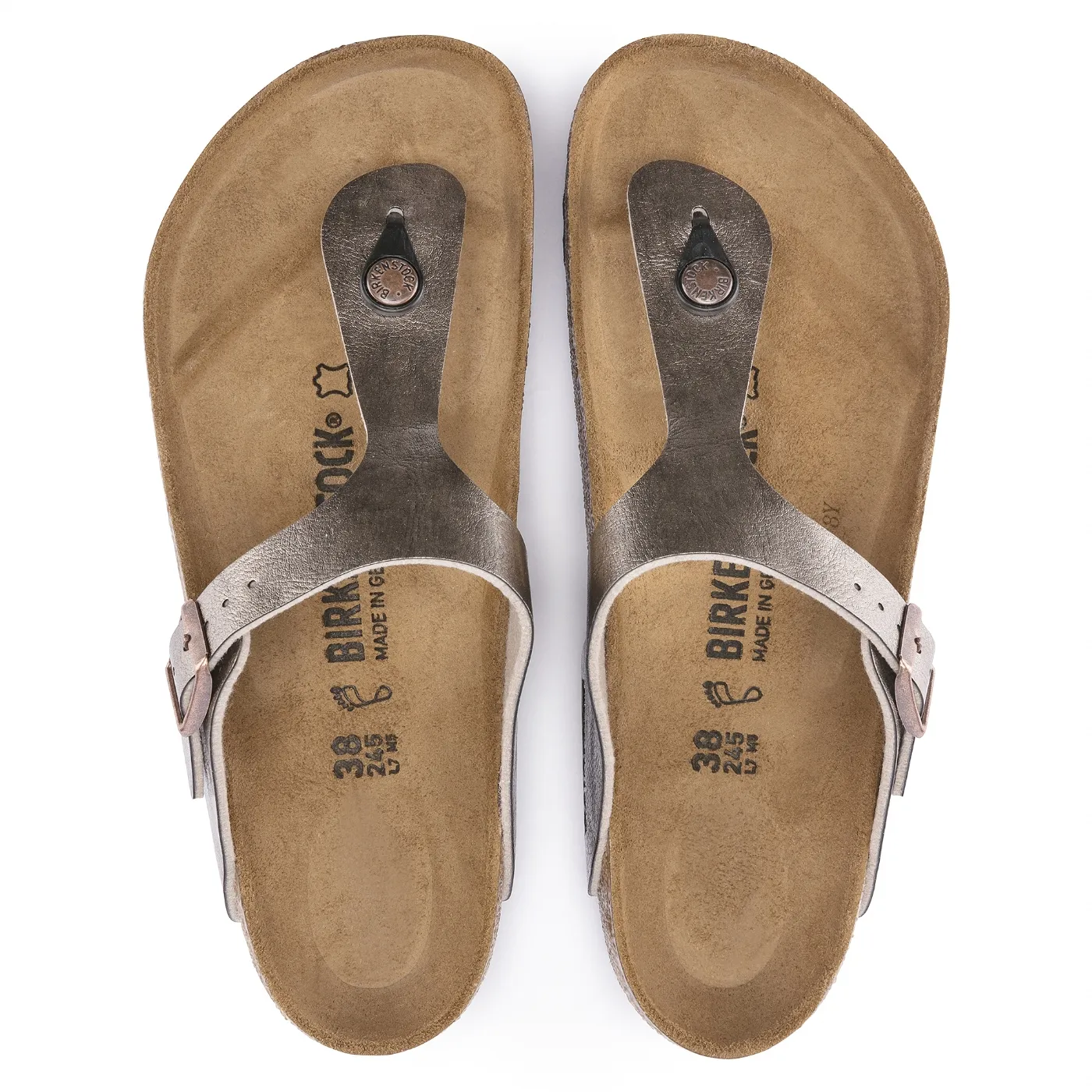 INFRADITO BIRKENSTOCK DONNA GIZEN GRACEFUL TAUPE BIRKOFLOR 1016144