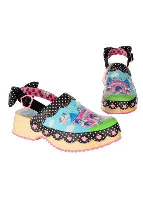 Irregular Choice x My Little Pony Pony Palace Clogs Blue