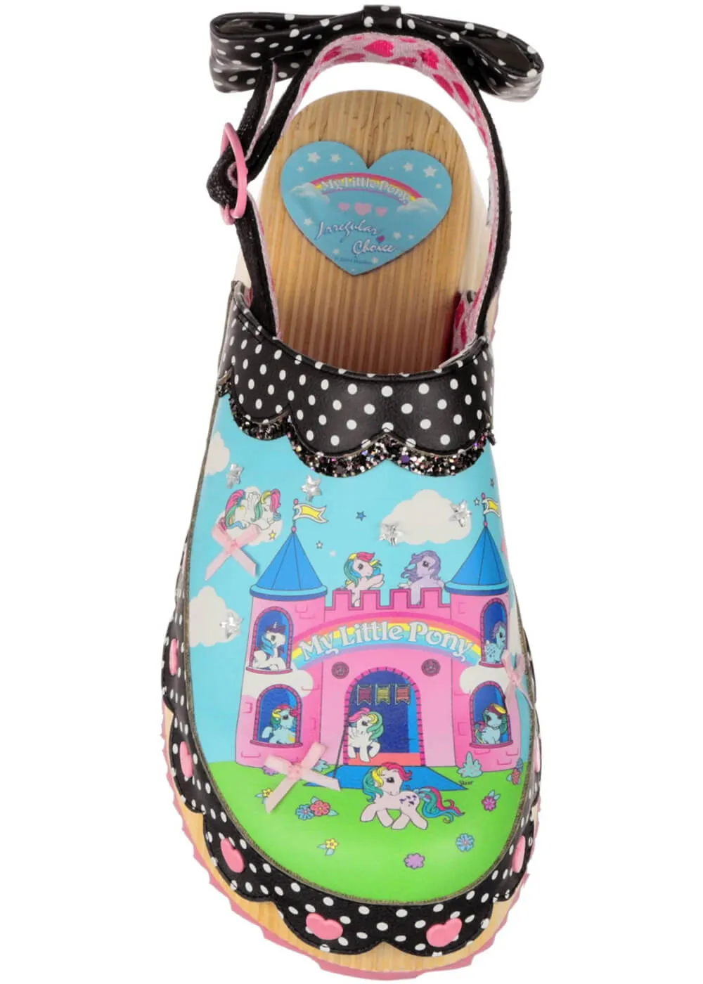 Irregular Choice x My Little Pony Pony Palace Clogs Blue