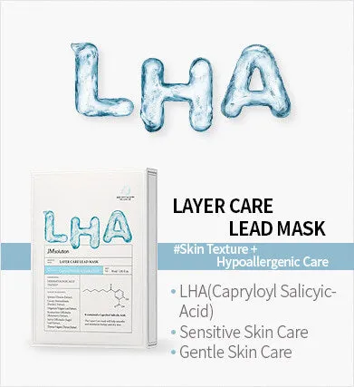 JMsolution Layer Care Masks AHA BHA PHA LHA Facial Skincare Sheets