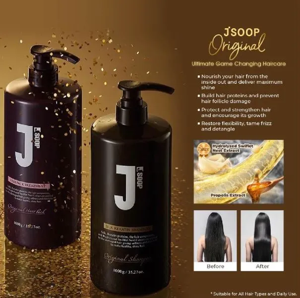 Jsoop Silk Keratin Shampoo - 1000G