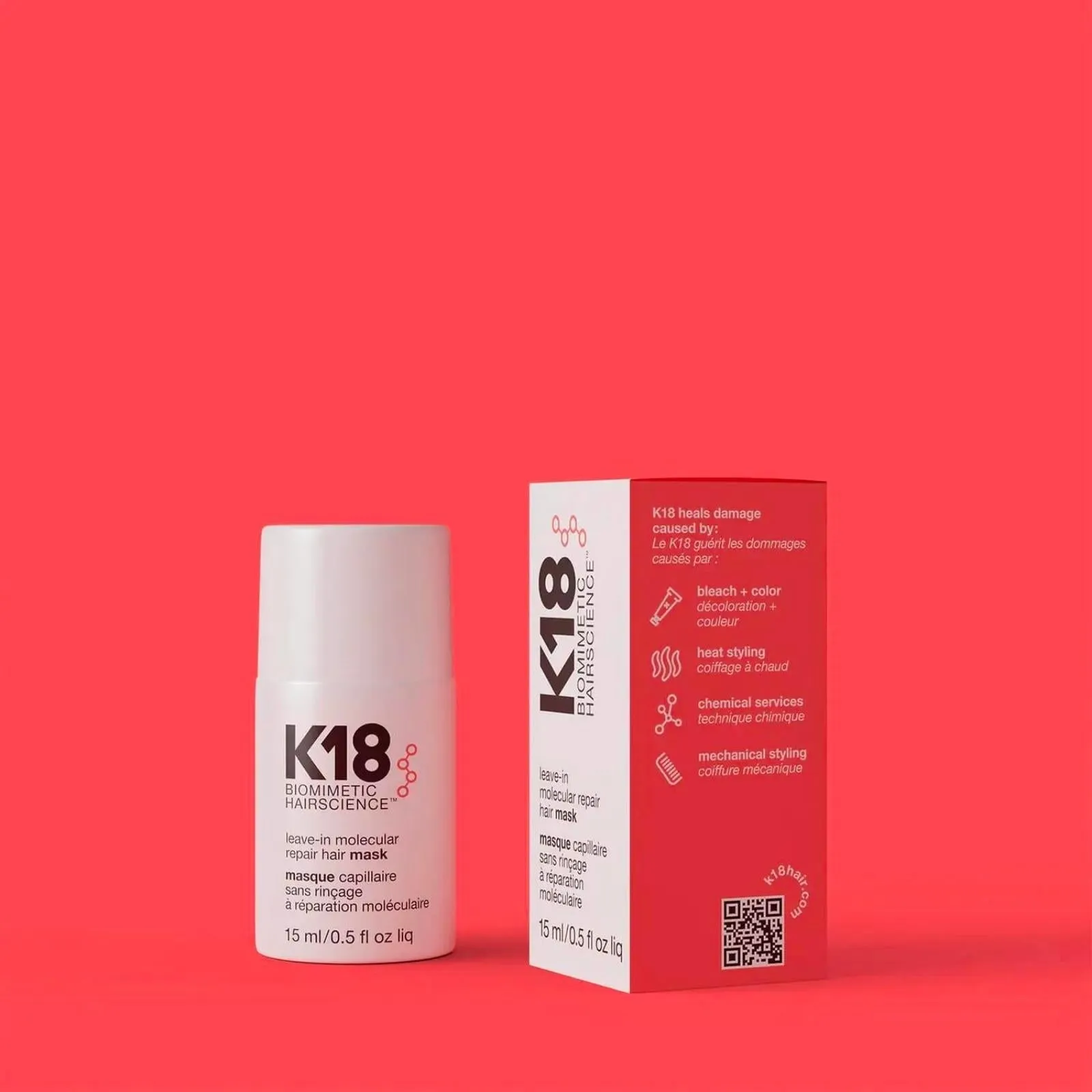 K18 | Leave-In Molecular Repair Hair Mask 15ml