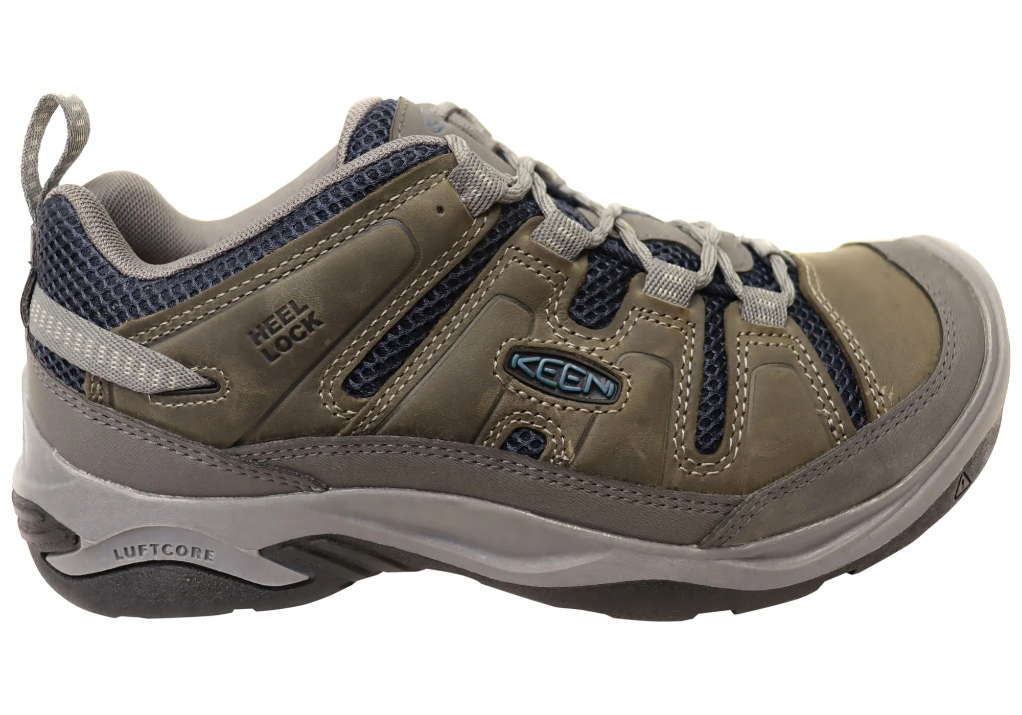 Keen Circadia Vent Mens Leather Wide Fit Hiking Shoes