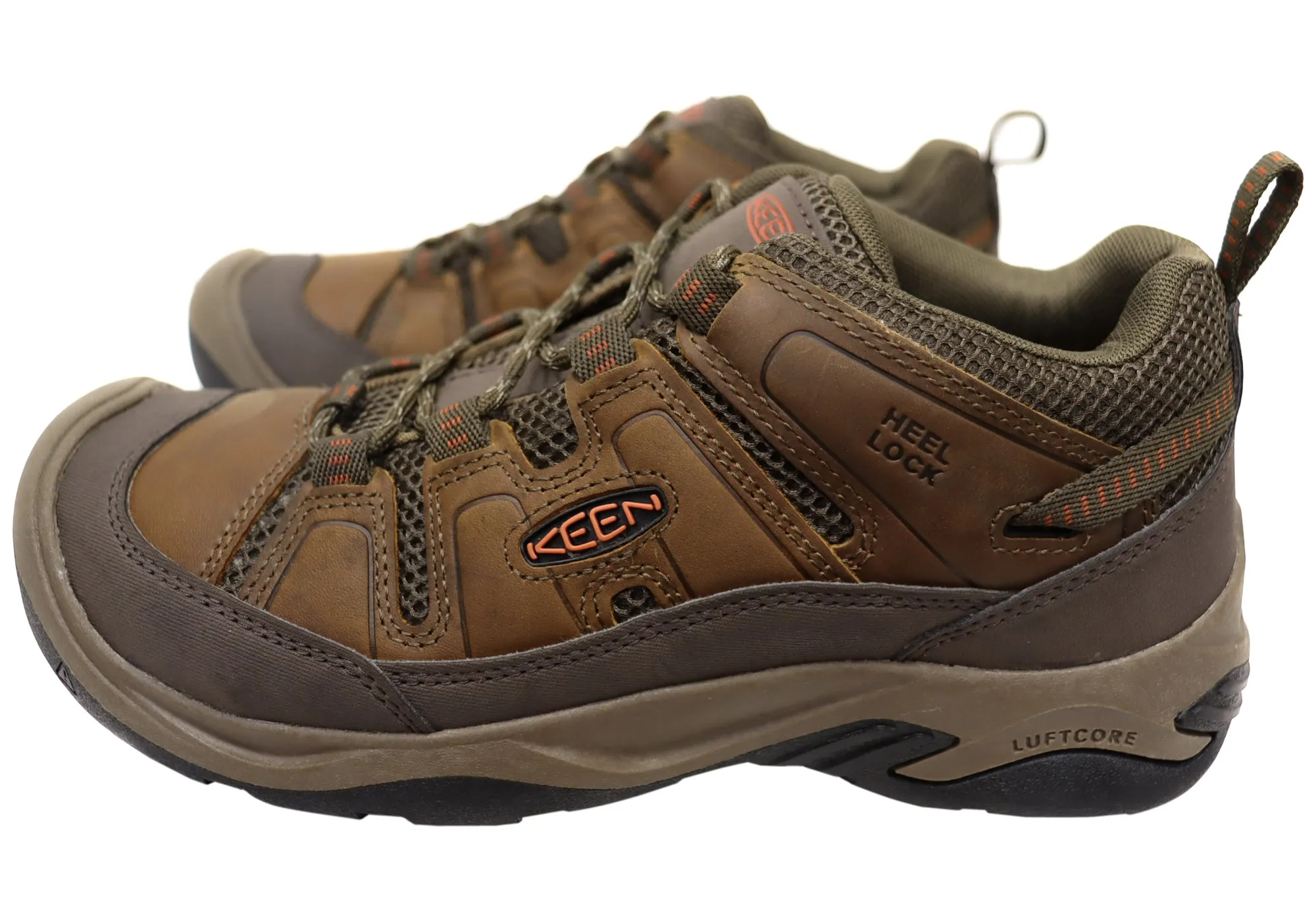 Keen Circadia Vent Mens Leather Wide Fit Hiking Shoes