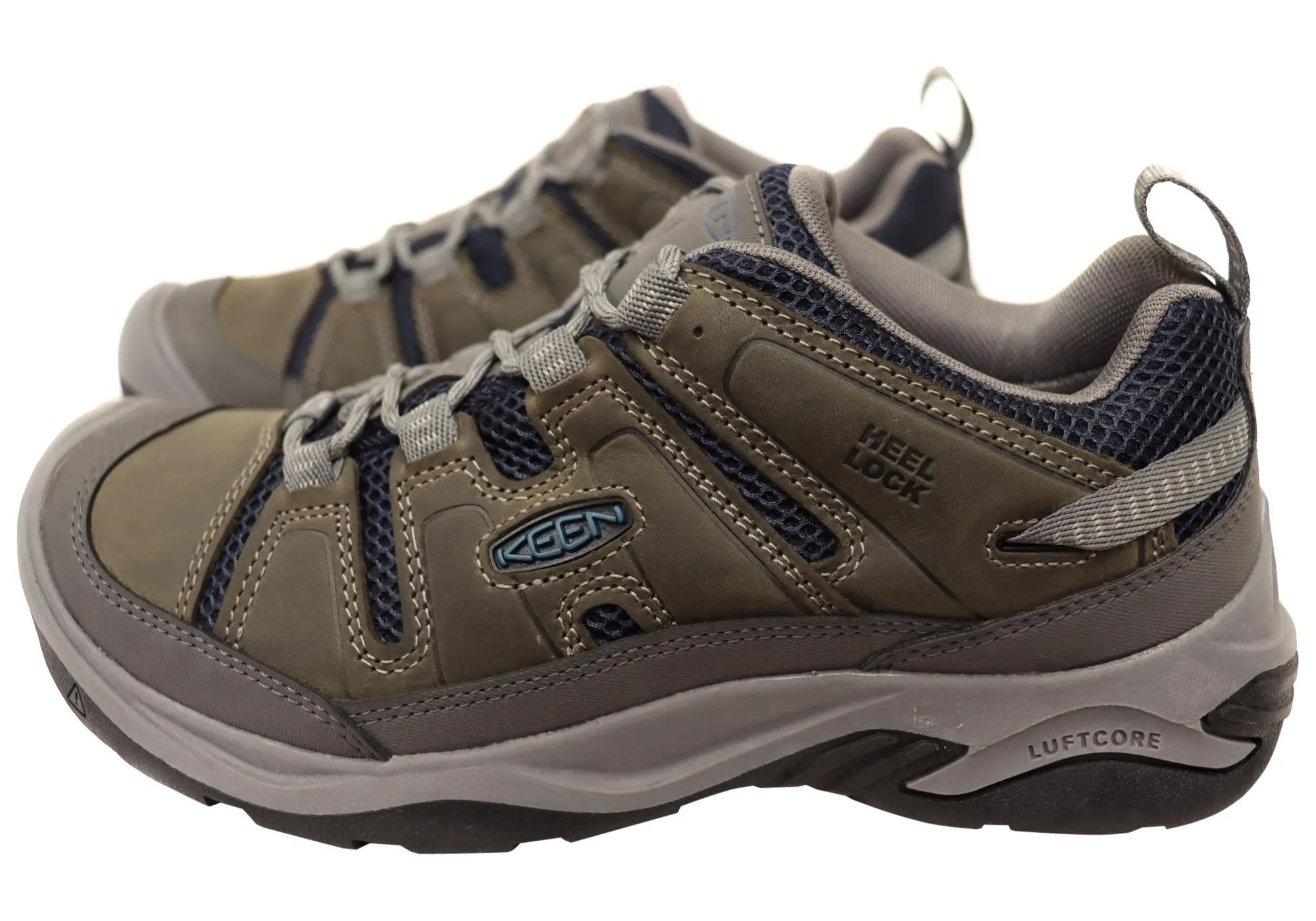 Keen Circadia Vent Mens Leather Wide Fit Hiking Shoes