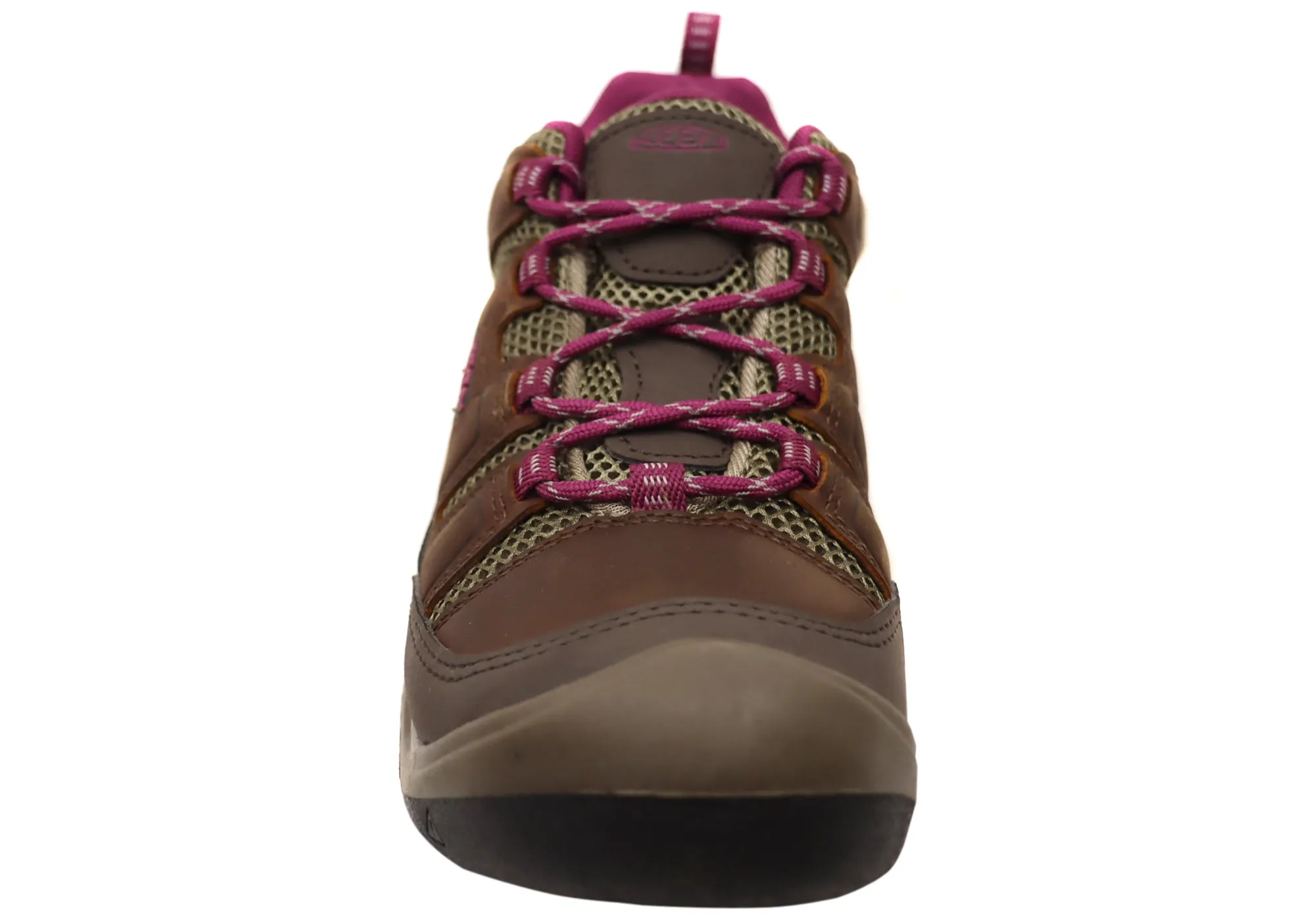 Keen Circadia Vent Womens Leather Wide Fit Hiking Shoes