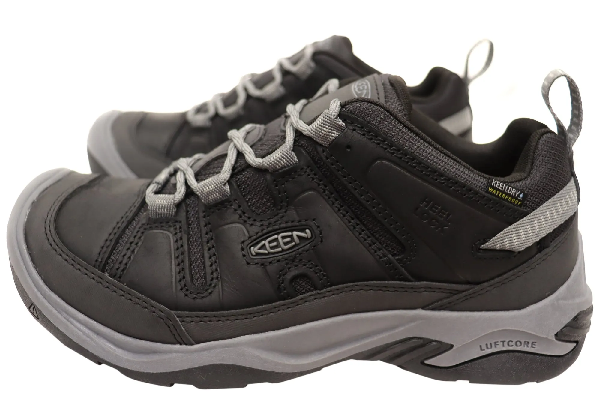 Keen Circadia Waterproof Mens Leather Wide Fit Hiking Shoes