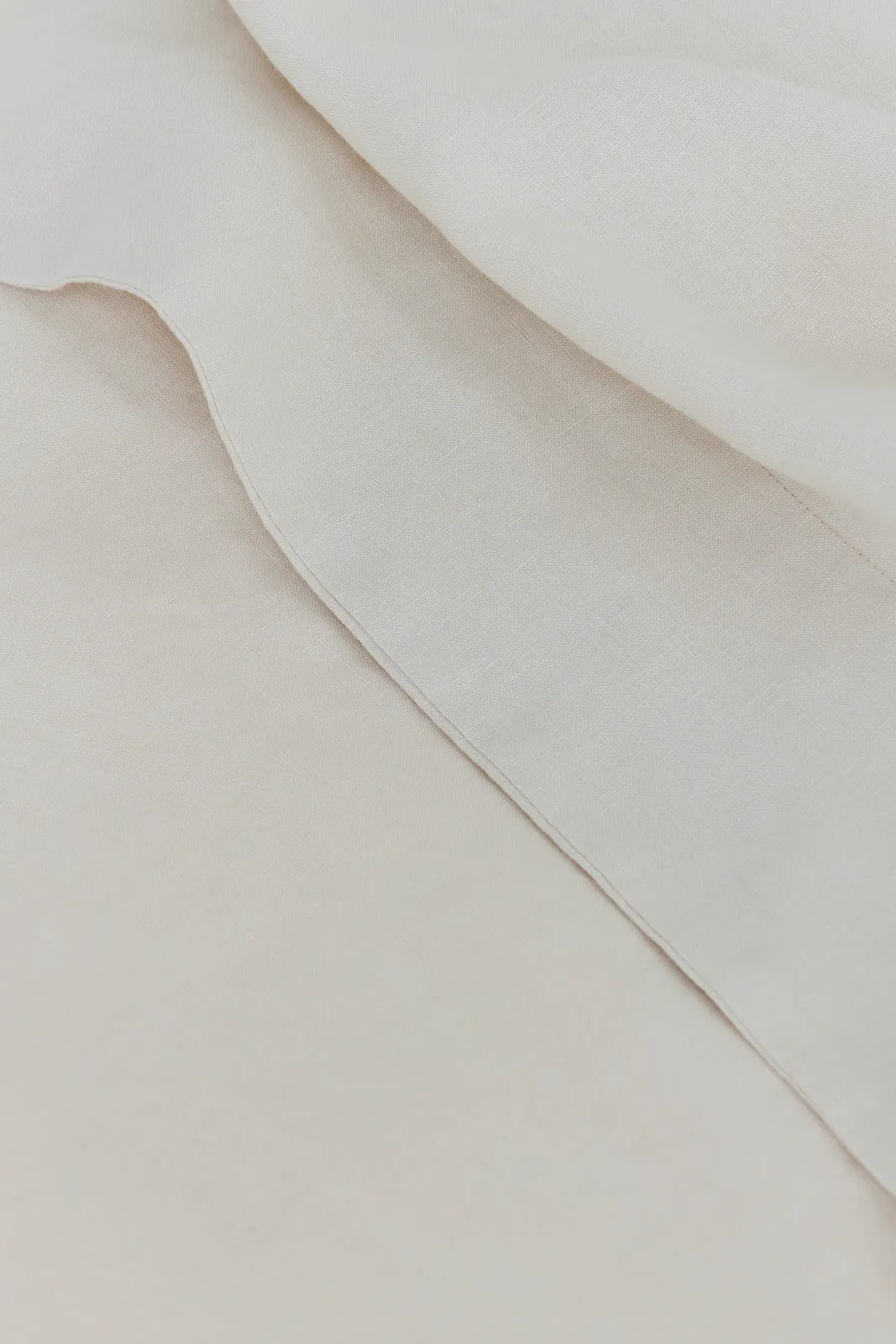 Linen Flat Sheet Oat