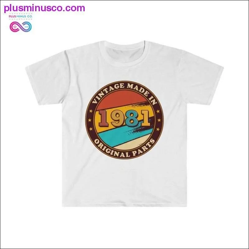 Made in 1981 Vintage Birthday designed T-Shirt