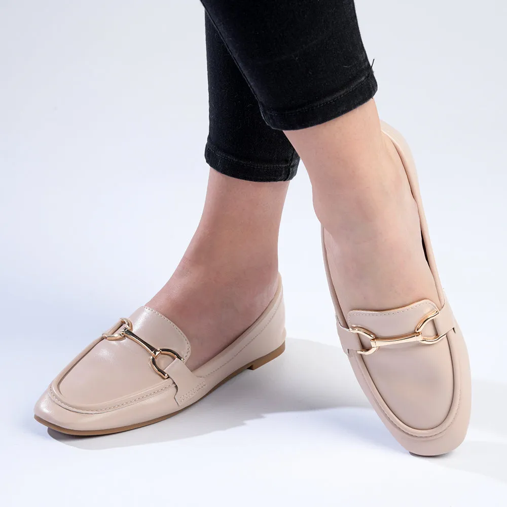 Madison Persley Slip On  Loafer - Nude