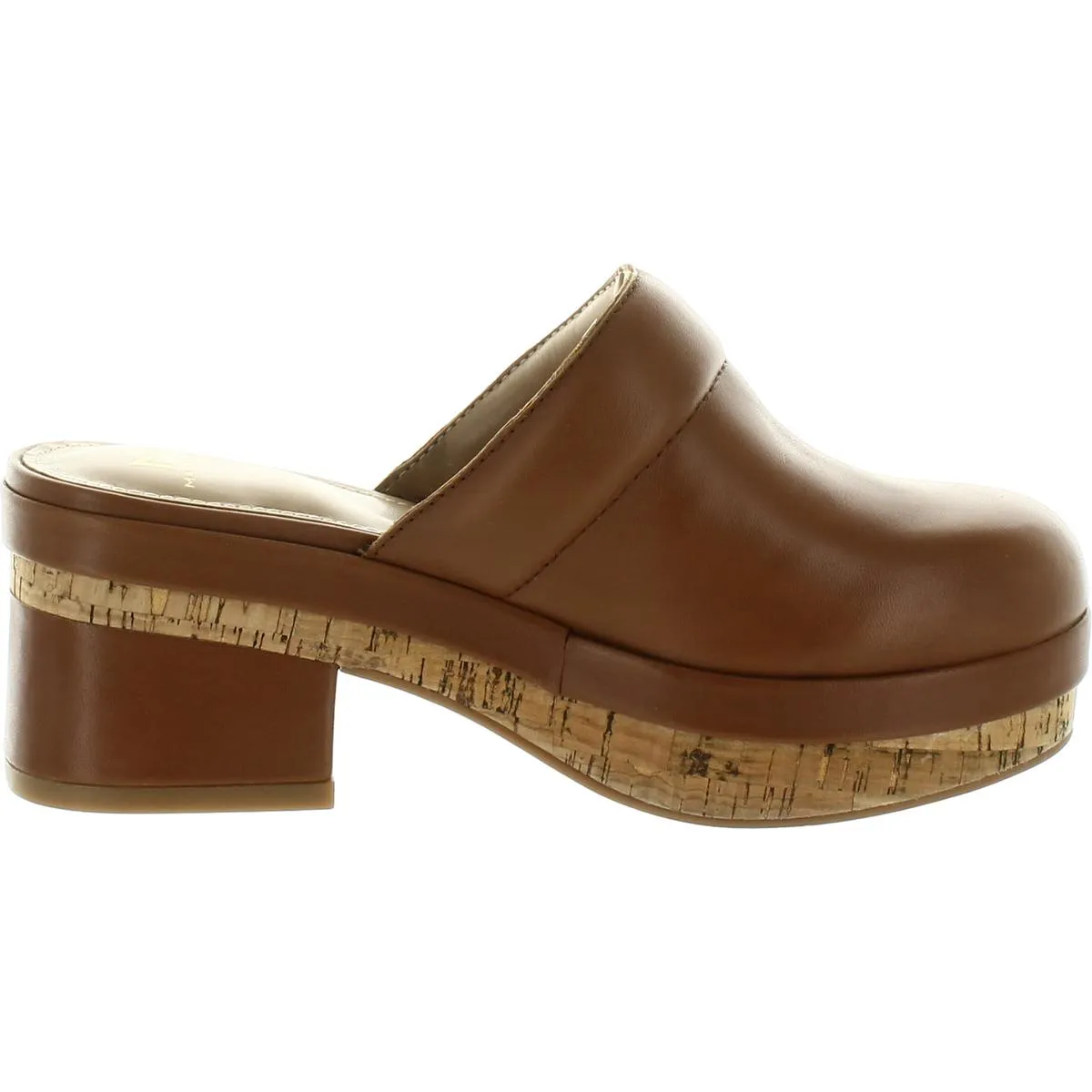 Marc Fisher LTD Womens Beckett Leather Slip On Clogs