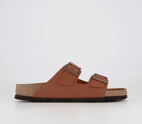 Mens Birkenstock Arizona Two Strap Ginger Brown