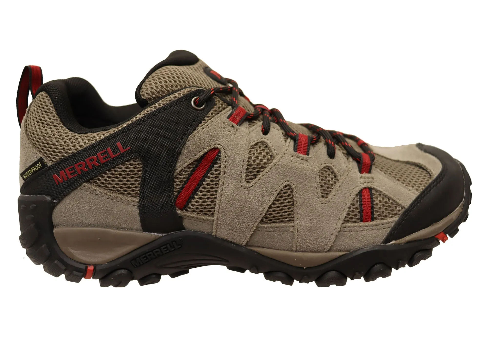 Merrell Mens Deverta 2 Waterproof Comfortable Leather Hiking Shoes