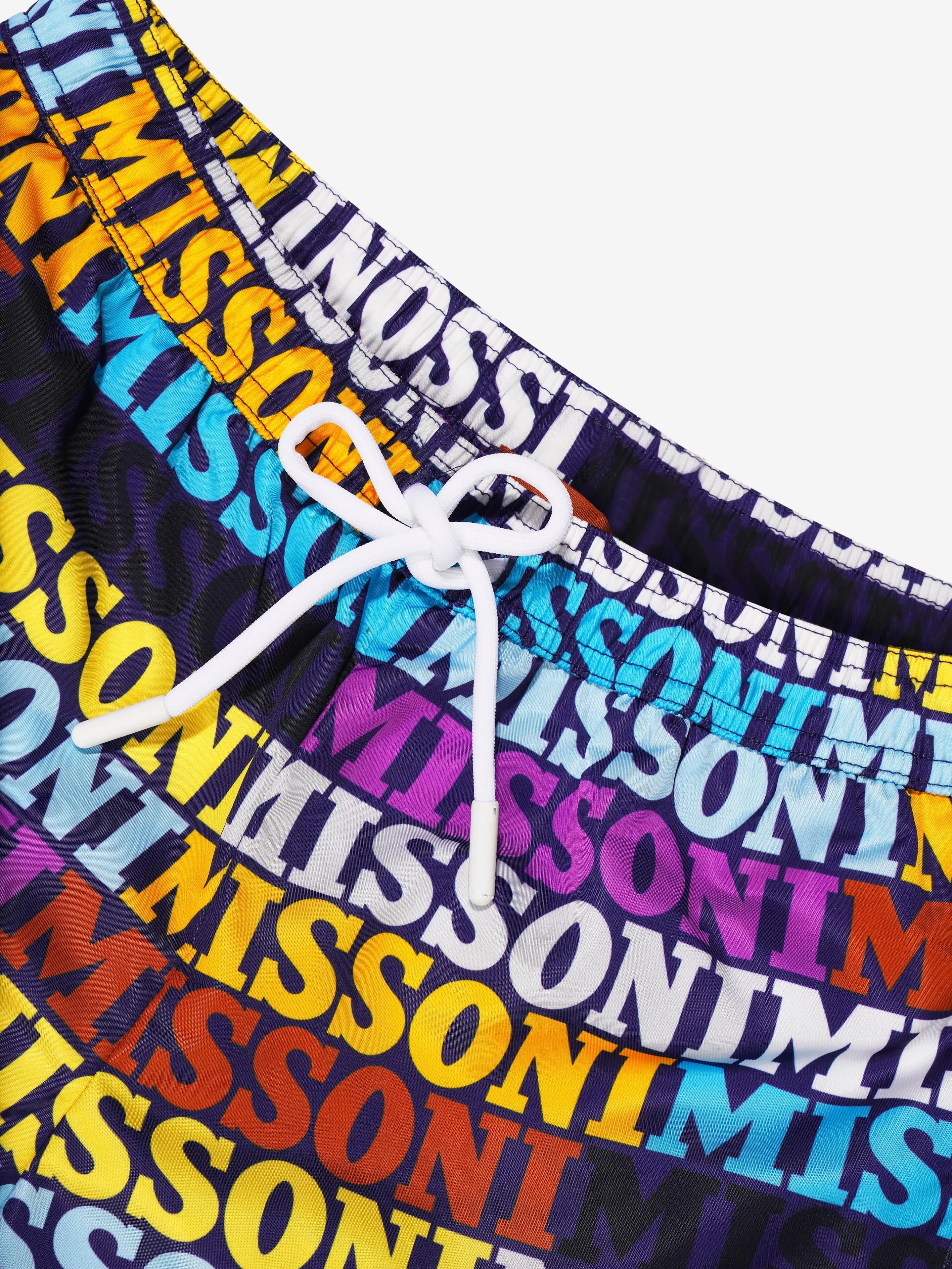 Missoni - Boys Logo Swim Shorts in Multicolour | Childsplay Clothing