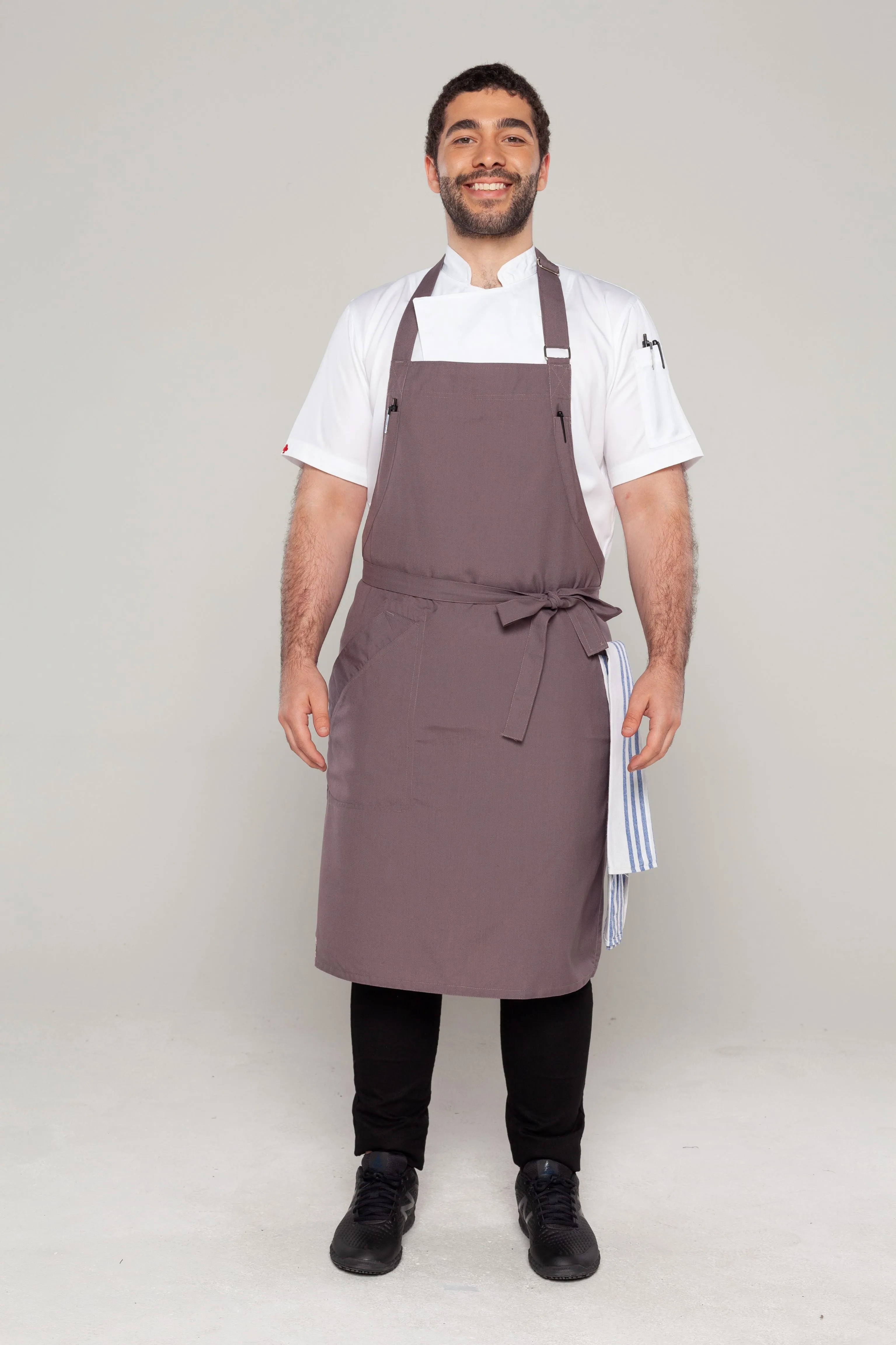 Niche Graphite bib Chef Apron one size