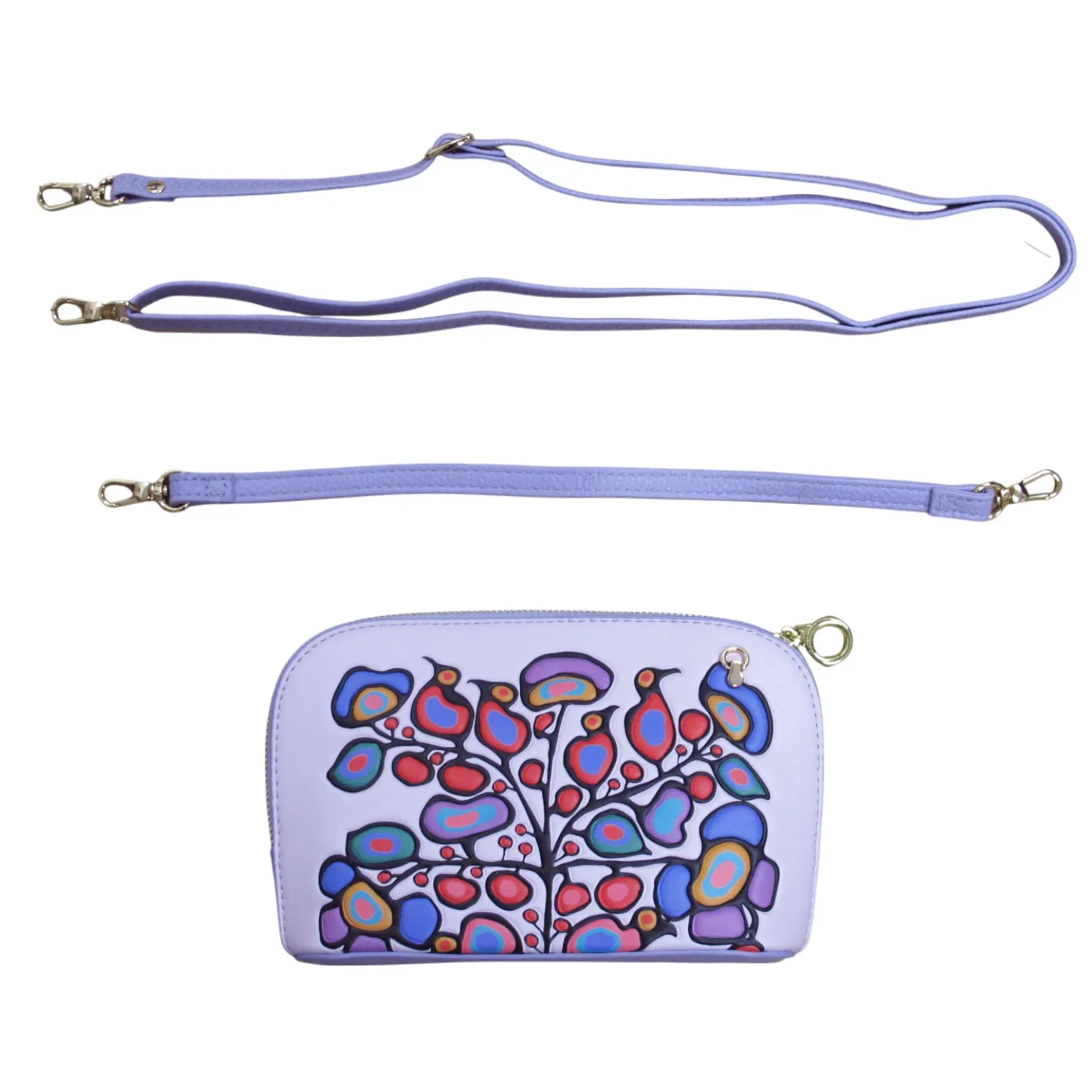 Norval Morrisseau Woodland Floral Convertible Crossbody Bag