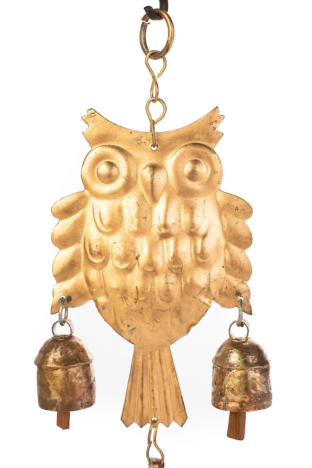 Owl Chime With Three Desert Bells