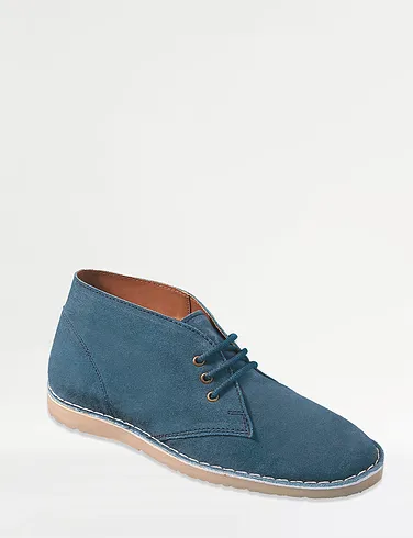 Pegasus Wide Fit Suede Desert Boot