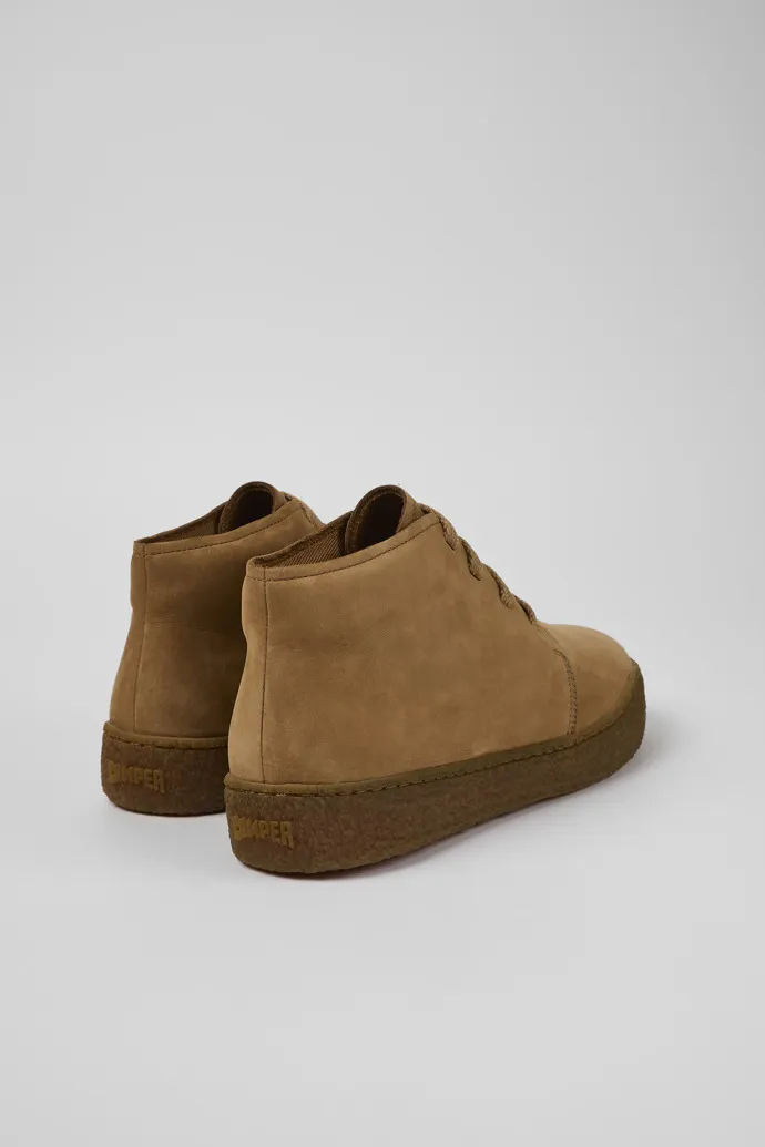 Peu Terreno Brown Nubuck Desert Boot for Men