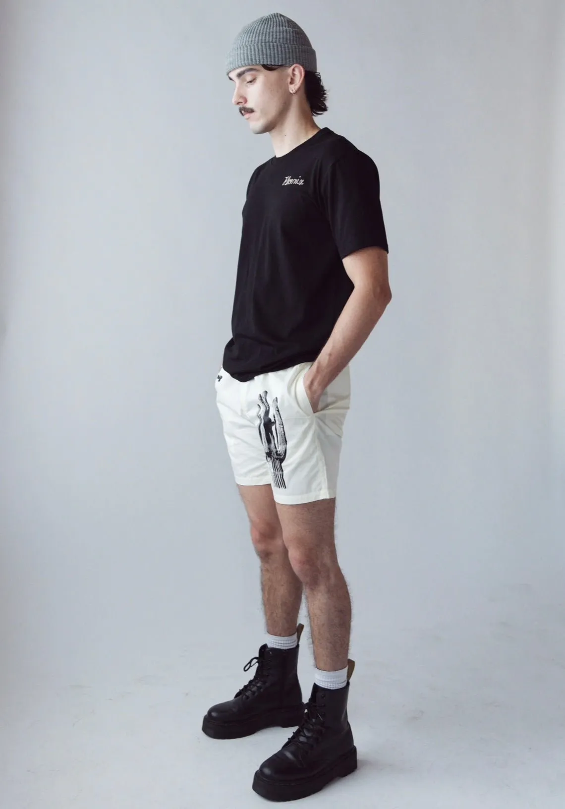 PHX GEN Desert Shorts - Howdy - White