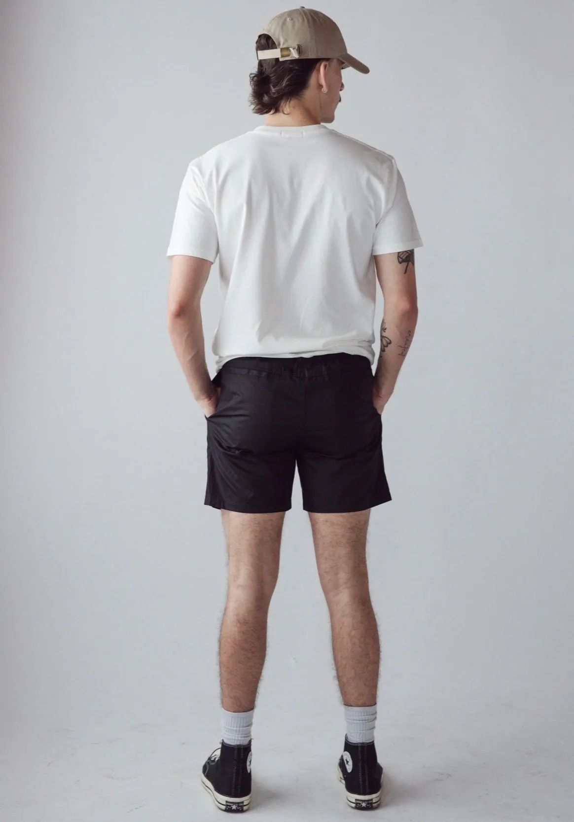 PHX GEN Desert Shorts - Miss The Rain Chainstitch - Black