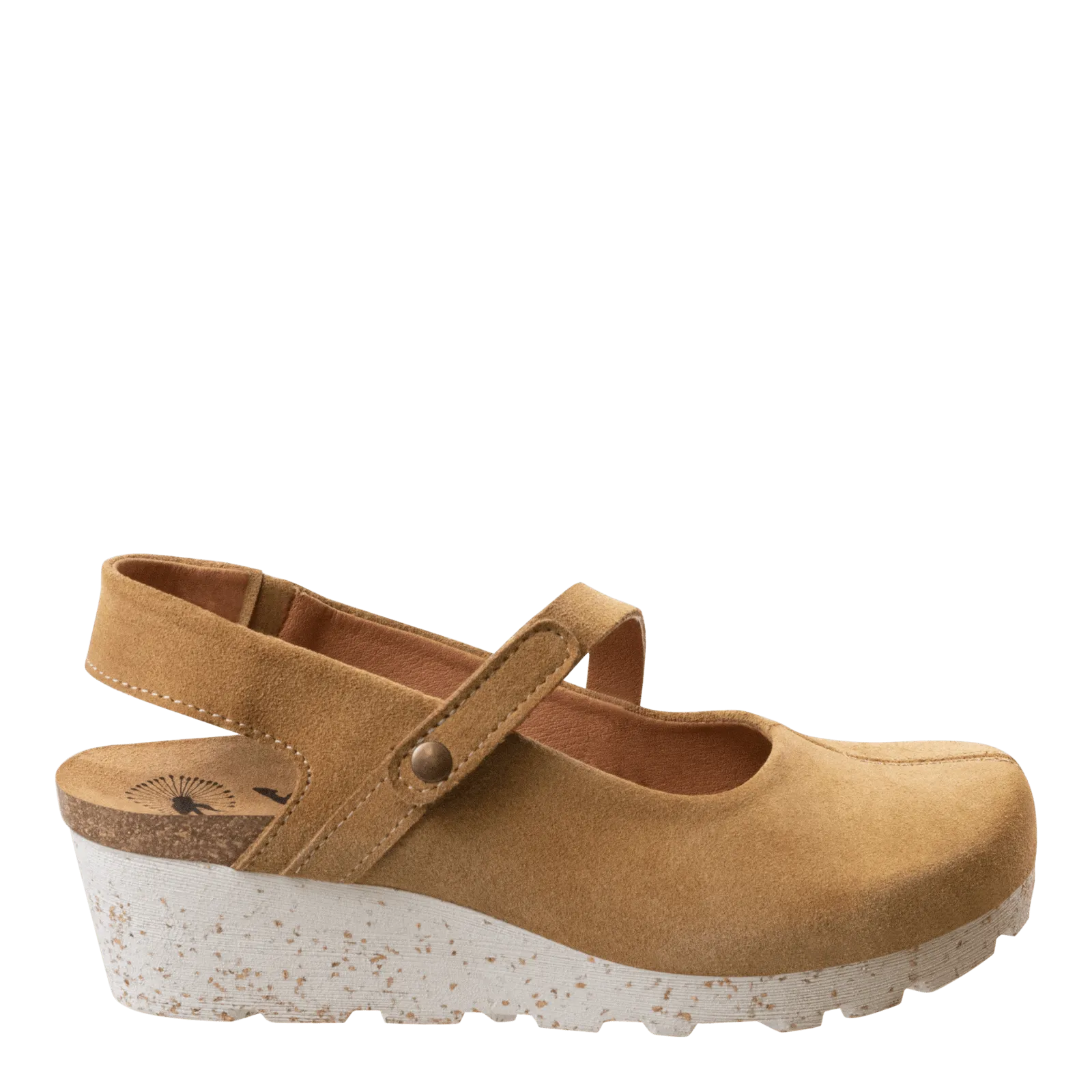 PROG in BEIGE Wedge Clogs