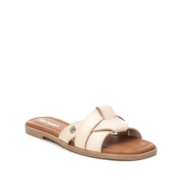 Refresh 171551 Sandali Donna Flat Bianco