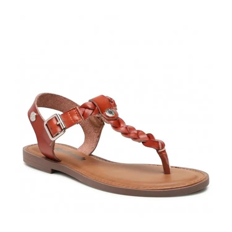 Refresh 79421 Sandali Donna Infradito Flat Cuoio