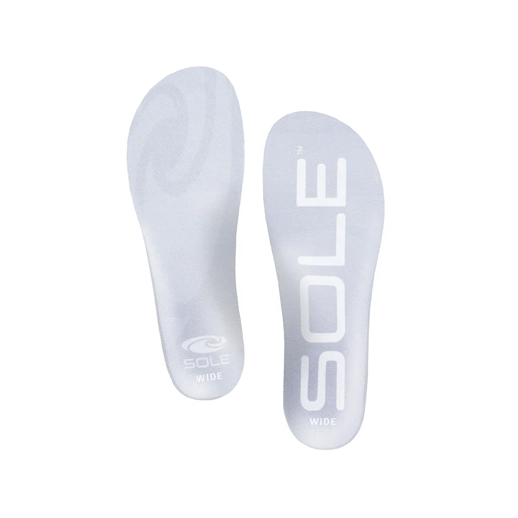 SALE: Sole Footbed Active Wide Thin Unisex Orthotic Insole