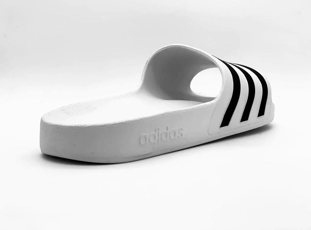 Sandalia Adidas Adilette Aqua Unisex Blanca/Negro