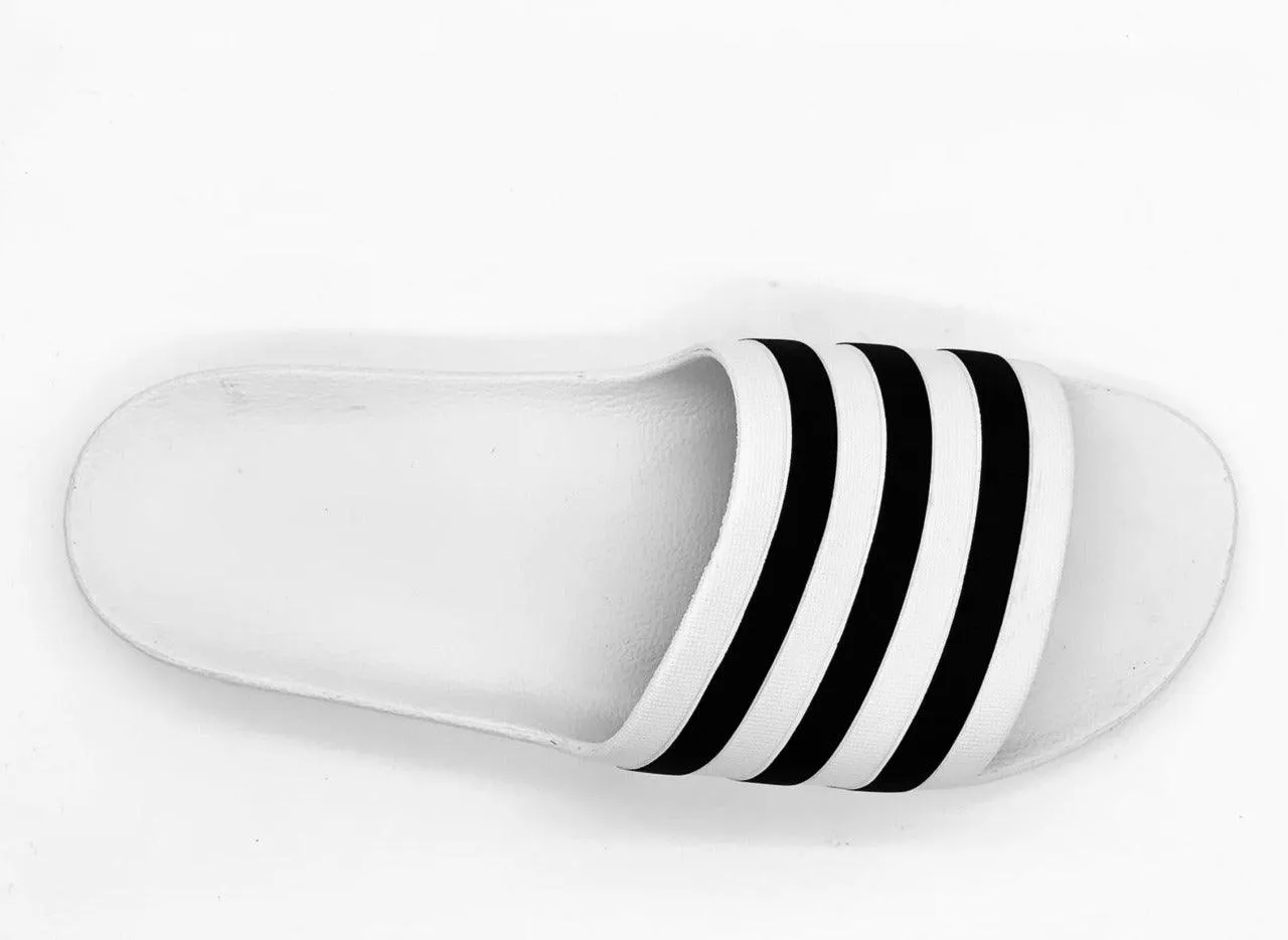 Sandalia Adidas Adilette Aqua Unisex Blanca/Negro