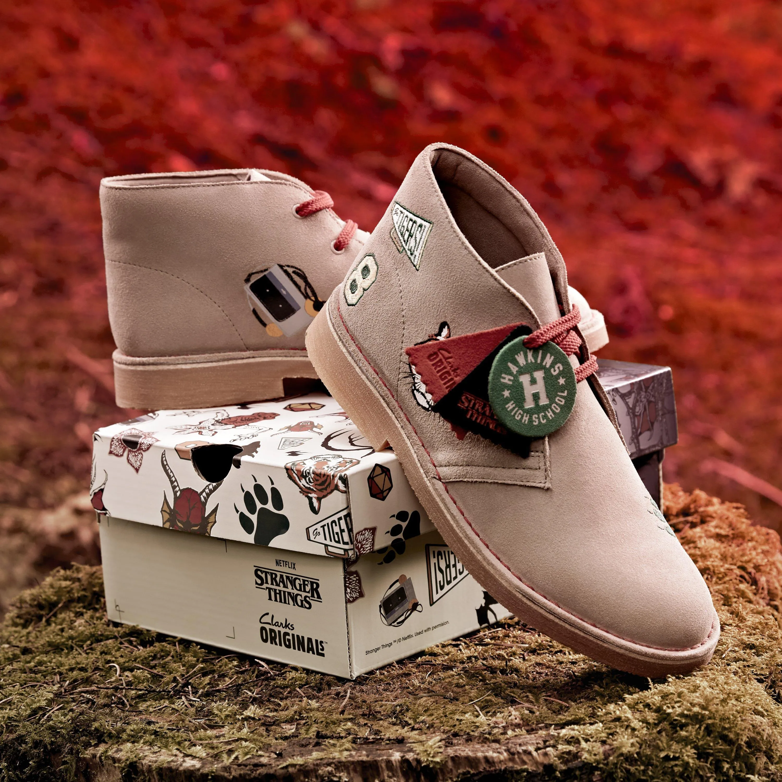 Stranger Things Desert Boot Youth Sand Interest