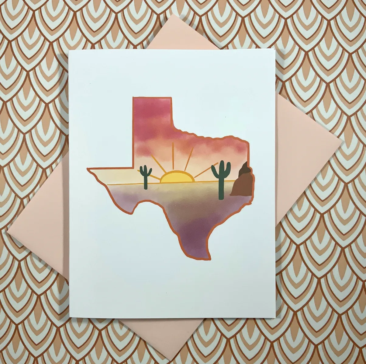 Texas Desert Card