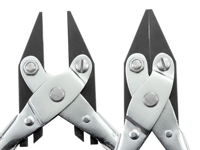 The BeadSmith Flat Nose Parallel Pliers