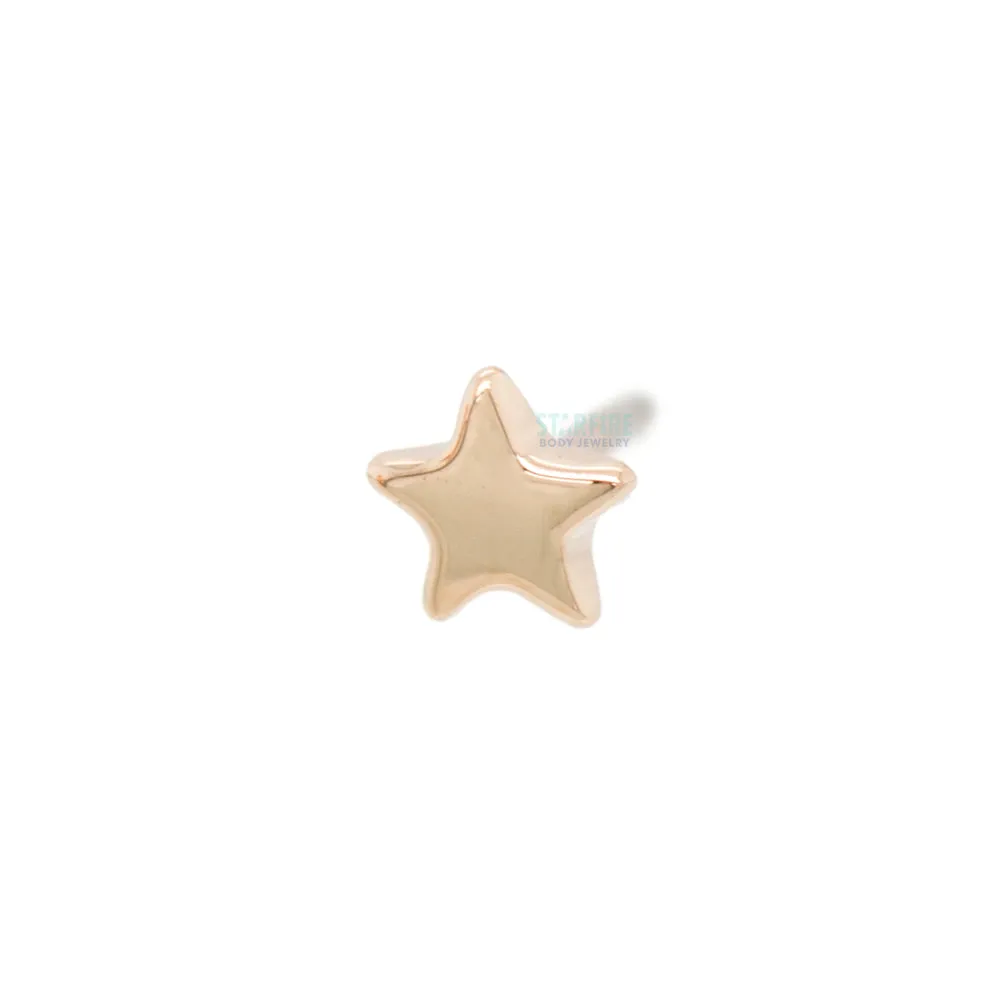 threadless: Flat Star Pin in Gold