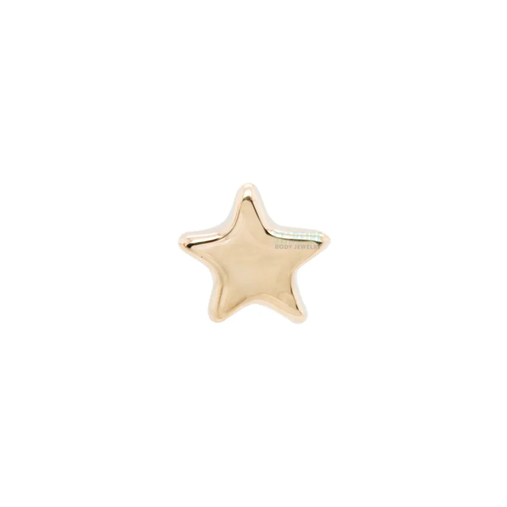 threadless: Flat Star Pin in Gold