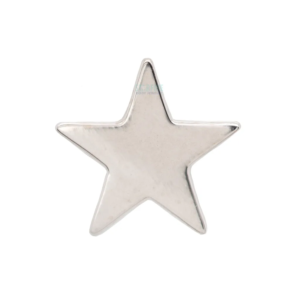 threadless: Flat Star Pin in Gold