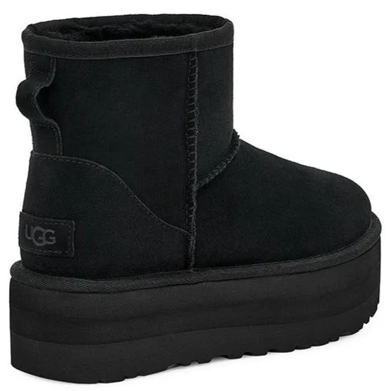 UGG MINI PLATFORM BLACK- WOMEN