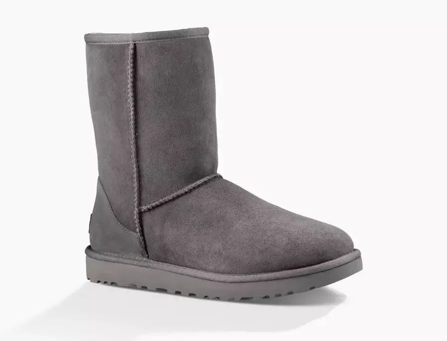 UGG Womens Classic Short II Grey