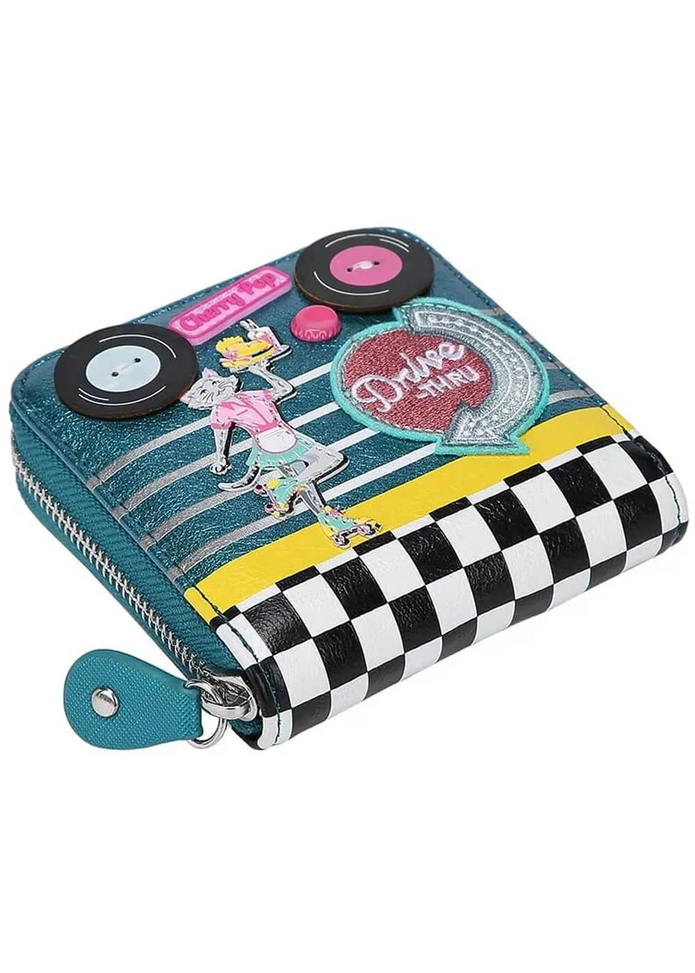 Vendula London Kitty's Diner Square Wallet