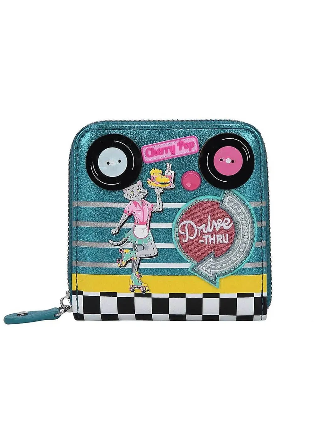 Vendula London Kitty's Diner Square Wallet