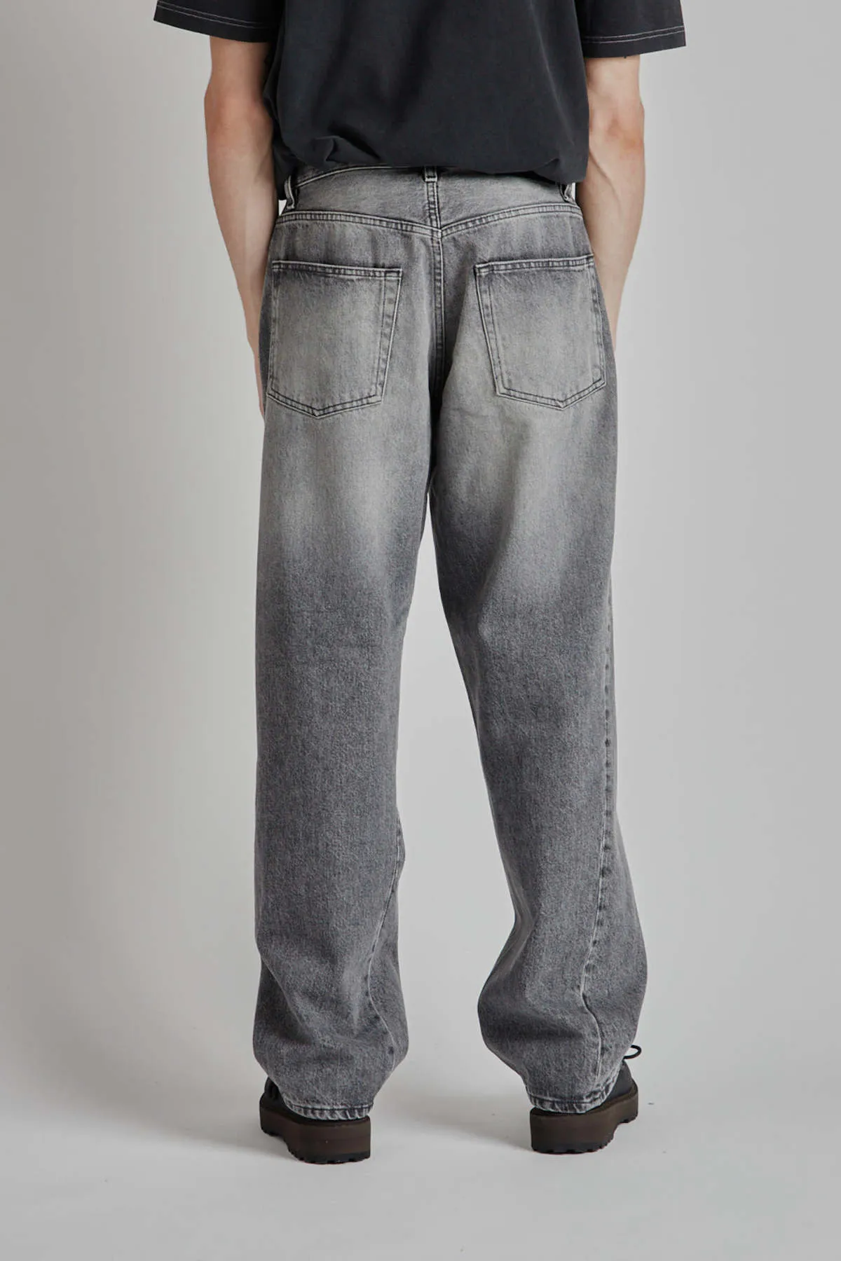 Wide Twist Denim - Blackstone