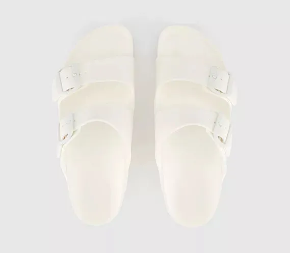 Womens Birkenstock Arizona Two Strap White Eva