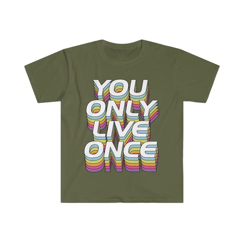 You Only Live Once T-Shirts, YOLO Tee, YOLO trader Wall Street bets