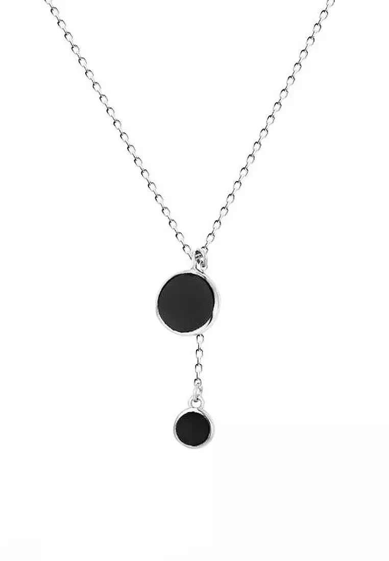 ZITIQUE Exquisite blackstone pendant necklace