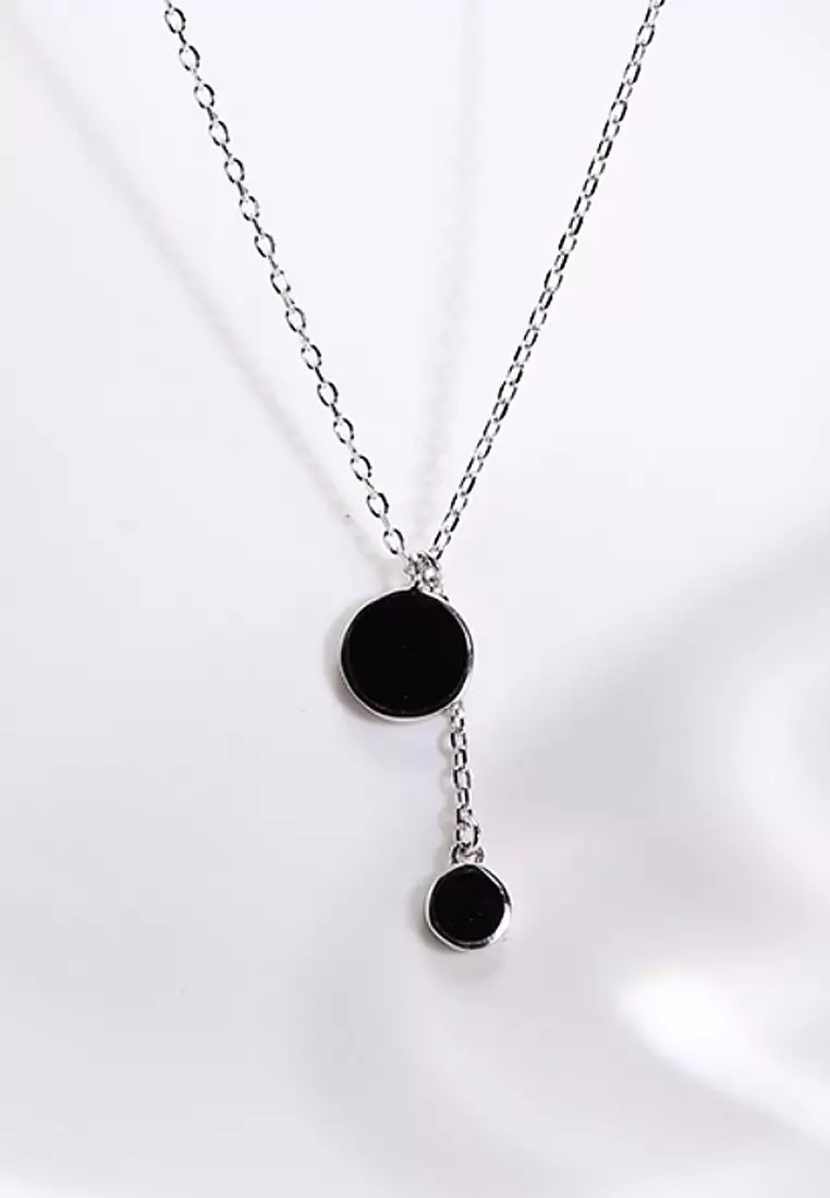 ZITIQUE Exquisite blackstone pendant necklace