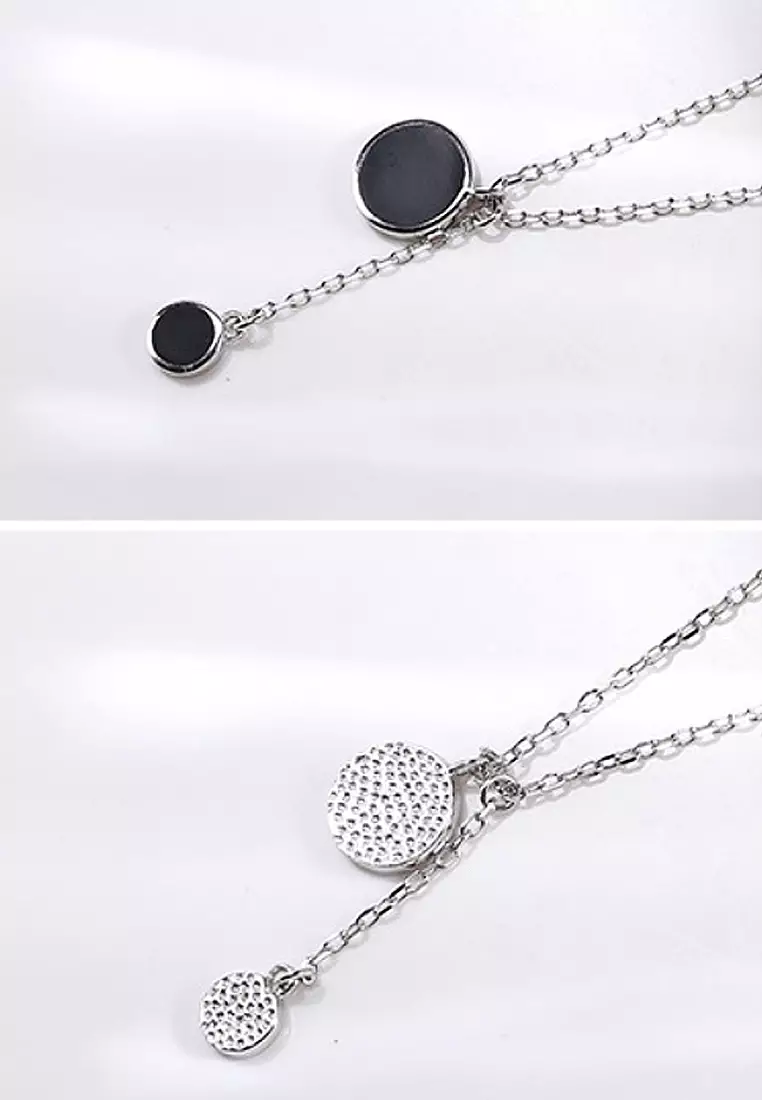 ZITIQUE Exquisite blackstone pendant necklace